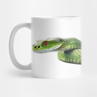 Green Tree Python Awaits Mug